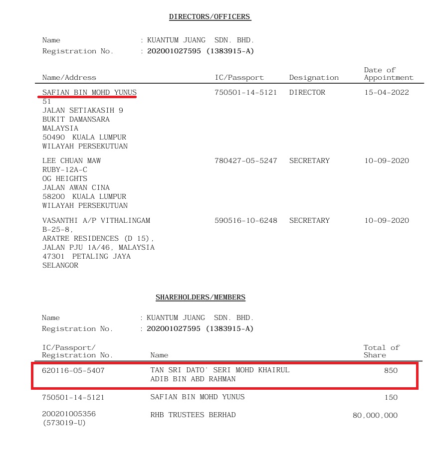 Tan Sri Mohd Khairul Adib bekas KSU muncul sebagai jutawan Melayu ...